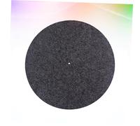 BESPORTBLE Tappetino in Lana Anti-statico per Giradischi Antivibrazione e Antiscivolo Materiale Premium Compatibile con Piatto Standard Riproduzione Audio e Precisione Acustica