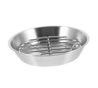 BESPORTBLE Teglia Forno Acciaio Inossidabile Piastra Forata Antiolio per Cottura e Grigliate Resistente Alte Temperature per Uso Domestico e Salute in Cucina