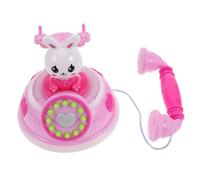 BESPORTBLE Telefono Interattivo per Telefono Retro con Diverse Modalità Ruolo e Sviluppo delle Competenze Comunicative Colore Rosa