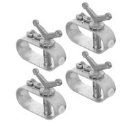 BESPORTBLE Tenditore Metallico per Filo D’acciaio 4 Pezzi, Utensile Manuale a Cricchetto per Tensionamento Corde, Strumento Serraggio Copertura Piscina e Recinzioni, Mini Argano Resistente