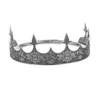 BESPORTBLE tiara cavaliere Uomini per uomo di costume annata adulto ritorno a casa Principe re della King Crowns puntello della costume da fasce halloween Metallo