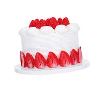 BESPORTBLE Torta Finta Compleanno 6 Pollici Dessert Artificiale Per Decorazioni Vetrina e Set Cinematografico, Simulazione Cibo Realistico Per Feste e Home Staging, Oggetto Scena Realistico Portatile