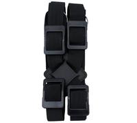 BESPORTBLE Tracolla per Sax Regolabile Design a Imbracatura e Gancio Antiscivolo in Cotone e Plastica, per Sassofono Nero Clip a Sgancio Rapido