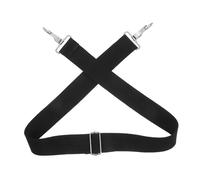 BESPORTBLE Tracolla Regolabile per Rullante e Banda Musicale Cinghia Nera con Imbottitura Comfort Adatta per Percussioni e Gruppi di Marcia