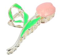 BESPORTBLE Tulip Thastride Tulipano Futti Per Fermaglio Per a Fiore Piccolo Bianco Accessori Per Per Le Donne Tulipani Carino Clip Di Fiori Decorativo Metallo Rosa