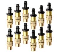 BESPORTBLE Ugelli Nebulizzatori Atomizzazione Prestazioni di Risparmio Idrico in Rame 16 per Irrigazione e Struttura Robusta per Raffreddamento Tetto