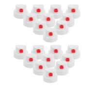 BESPORTBLE Ugelli Spray 20 Pezzi per Bombolette Spray in Plastica Bianco Valvola 4mm, Ugelli Ventaglio Facili da Usare per Progetti di Fai da Te e Verniciatura