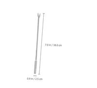 BESPORTBLE Utensili per crostacei in Acciaio Resistente con pinze Antiscivolo e forchette per Gambe di Granchio Aragosta e Noci Accessori pratici per molluschi e Snack