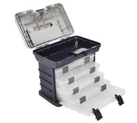 BESPORTBLE Valigetta Portautensili a 4 Strati Fibbie di Sicurezza Resistente agli Urti Portatile e Leggera per Pesca Montaggio e Organizzazione Strumenti