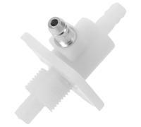 BESPORTBLE Valvola di Controllo per Macchina Idrogeno-ossigeno, Materiale Plastico Bianco, Dimensioni 5x2,6x2,6cm, Regolazione Precisa di Flusso Acqua e Aria, Installazione Facile