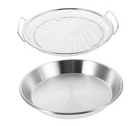 BESPORTBLE Vassoio Filtro Olio Cucina in Acciaio Inossidabile con Setaccio Maglia Fine per Scolare Olio e Cibi Fritti Scolapasta Versatile per Uso Domestico Facile da Pulire e Durevole