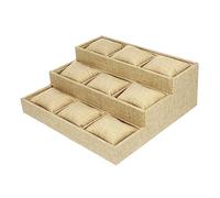 BESPORTBLE Vassoio Per Orologi Juta Contenitore Multi- Per Organizzare Accessori Vassoio Scrivania Per Esporre e Conservare Orologi