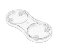 BESPORTBLE Vassoio Porta Macina Pepe in Acrilico Trasparente 5,2 Cm Base Antiscivolo Multifunzionale per Cucina e Tavola da Pranzo