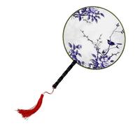 BESPORTBLE Ventaglio Mano Portatile Rotondo Cinese in Stile Tradizionale Ventaglio da Danza Decorativo e Collezionabile Realizzato con Materiali Resistenti e Artigianato Raffinato per