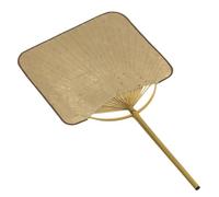 BESPORTBLE Ventaglio Mano Vintage in bambù e Carta di Riso a Forma Quadrangolare, Ventilatore retrò Portatile per Estate Funzione Decorativa, per Regalo e Decorazione Casa