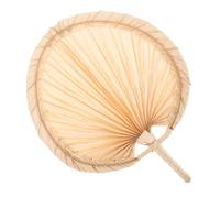 BESPORTBLE Ventaglio Palmare Vintage Portatile in Stile Cinese Ventaglio Estivo Intrecciato a Mano Leggero e Resistente per Matrimoni Spiaggia e Uso Quotidiano