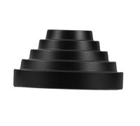 BESPORTBLE Vinyl Record Stabilizer per e Dischi Foro Riduttore per Audio Nitido Design Elegante Nero Facile Installazione Senza Strumenti