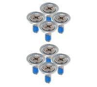 BESPORTBLE Viti per Attacchi da Snowboard in Acciaio Inox 8 Pezzi con Rondelle, Kit di Ferramenta per Montaggio e Sostituzione Hardware Snowboard, Accessori per Fissaggio Attacchi Sportivi