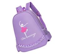 BESPORTBLE Zaino da Balletto per Bambini Rosa Chiaro, Borsa da Ballo Leggera e Regolabile per Viaggi e Uso Quotidiano, Zainetto alla Moda per Ragazze e Danza Latina