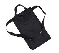 BESPORTBLE Zaino Porta Bacchette da Batteria per Design Ergonomico Curva Corpo Capacità per Bacchette e Accessori Nero Adatto Ragazzi e Ragazze