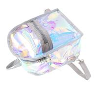 BESPORTBLE zaino Pratica borsa portaoggetti borse scolastiche per ragazze scuola BOOKBAG Freddo zaini trapuntato estetico cartone animato Carino borsa da viaggio di personalità bianca