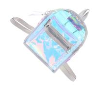 BESPORTBLE Zaino Trasparente Dazzling per Ragazze Casual Creativa Materiale Leggero per Scuola con Design e Chiusura Zip