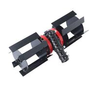 Besreey ATV Disc Harrow, Garden Tractor Plow,Aratro per giardino robusto equilibrato | Scarice per prato resistenti all'erosione che abbandonano la ruota per il trattore del terreno di Orchard Farm