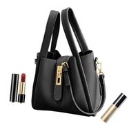 Besreey Borsa Bucket,Borsa a mano retrò stile vintage | Accessorio da viaggio per ufficio Stoccaggio Incontri Bici Lavoro Trasporto Passeggiata Escursioni Shopping Palestra All'aperto, Nero , Se