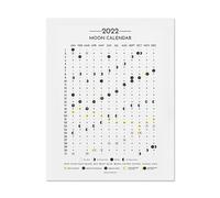 Besreey Calendario lunare, calendario lunare, poster - Tracciamento lunare da appendere, poster da parete - decorazione per la casa, calendario con segno zodiacale per gli amanti della luna, astrologi