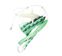 Besreey Esche Calamari | Esca luminosa di acque profonde,Esche da traino realistiche per trote salmone pesce persico mare fiume lago palude avventura