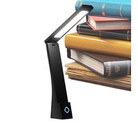 Besreey Lampada Da Scrivania - Lampada da Scrivania per Lettura Anti Affaticamento | 3 Modi Regolabile Pieghevole Lanterna Per Lettura Banco Da Lavoro Camera Da Letto Dormitorio Universitario Studio A