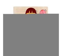 Besreey Libro delle Parti del Corpo per I Piccoli Da 1 A 3 Anni,Puzzle Educativi in Legno su Anatomia - Giocattoli Di Apprendimento per Adatti Al Viaggio Al Gioco All'insegnamento