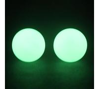 Besreey Luce Al Buio Hockey Ball - 2 Pucks Di Hockey Luminoso Al Buio, Puck Di Hockey Su Ghiaccio Si Illuminano Al Buio, Puck Di Hockey Su Ghiaccio Si Illuminano Al Buio, Sport Verde Luminoso