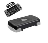 Besreey Pedana per allenamento aerobico, stepper regolabile per aerobica, pedana con 3 rialzi, per ginnastica domestica, allenamento cardio e allenamento