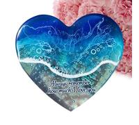 Besreey Pendente a Forma di Cuore,Decorazioni a Tema del Mare - Accessori per la Decorazione di Casa e Giardino per Collezione San Donne Bambini Meditazione Regalo per Feste Laurea e Compleanno