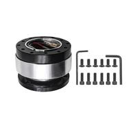 Besreey Sistema di sgancio rapido mozzo volante - Mozzo in alluminio Quick Release Mozzo compatto, rimovibile e regolabile, ricambio per veicoli a motore, auto, barca, corsa, camion, applicazione