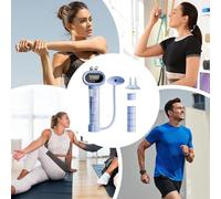 Besreey Spirometro Allenatore Polmonare | Allenatore Respiratorio Addominale,Attrezzi Per Respirazione Polmonare Con Manubrio | Per Ragazzi Bambini Giovani Casa Scuola All Aperto Fitness Sport