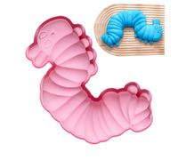 Besreey Stampo in silicone per bruco - Stampo da forno a bruco in silicone - Stampo per muffin | Stampo in silicone per Pasqua | Stampo per bruco | Stampo per pane in chiffon | Bruco modellista