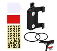 Besreey Targa per bici da corsa, supporto per numero di ciclismo | Targa da corsa in mountain | Porta numero di gara fisso a doppia vite per mountain, bici da strada, bici da città