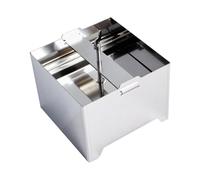 Besreey Tofupressa | Acciaio inossidabile manuale - pressa per pannelli di seta e soia - per cucinare e preparare alimenti formaggi fatti in casa vegetariani campeggio picnic