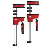 Bessey KRE60 2 K Body clamp, rosso, Pacco da 2 pezzi
