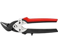 ERDI - Cesoia Ideal per lamiera con impugnatura bicomponente taglienti extra corti, sinistro, Lunghezza complessiva: 180 mm 180