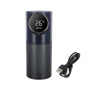 Besshepplo 1 dispenser automatico di schiuma per sapone senza contatto, dispenser Senso con display della temperatura, per bagno e cucina (blu)