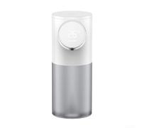 Besshepplo 1 dispenser automatico di schiuma per sapone senza contatto, dispenser Senso con display della temperatura, per bagno e cucina (grigio)