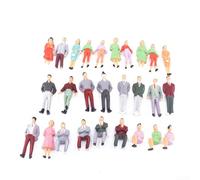 Besshepplo 100 statuette in miniatura per scene da tavolo con sabbia in scala 1 50/1 75/1 100 per una maggiore creatività (1:50)