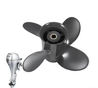 Besshepplo 1PCS Marine Elica 8-Groove Elica Alluminio Fuoribordo Barca Eliche 4 Lame Marine Fuoribordo Motore Eliche Per Honda Motori 8-20HP