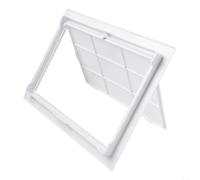 Besshepplo Accesso incernierato, pannello di accesso per portello, portello di ispezione in plastica bianca, porte staccabili in ABS (150 x 200 mm)