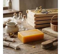 Besshepplo Blocco di cera d'api naturale per uso cosmetico e cura dei mobili Cera d'api per finitura del legno, sigillatura di bottiglie e progetti artigianali provenienti da sostenibili