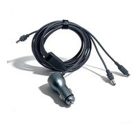 Besshepplo Cavo dati 3 in 1, 5 m, caricabatteria da auto, 12 24 V, ingresso aumenta a 30 V 2 A con connettori USB C e CC per piatto Starlink guscio in alluminio 18 AWG filo IP68 impermeabile per auto