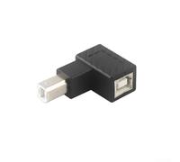 Besshepplo Cavo di prolunga USB 2 0 tipo B maschio a femmina progettato per spazi limitati (angolo di apertura)